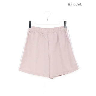 2-line elastic waist shorts