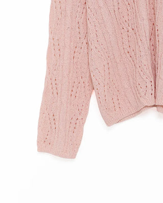 Openwork string knit