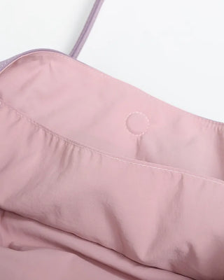 Nylon Multi-Square Tote Bag