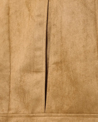 Suede cropped jacket