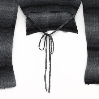 Back Ribbon Gradient Knit