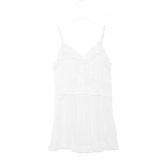 Frilled tiered mini dress