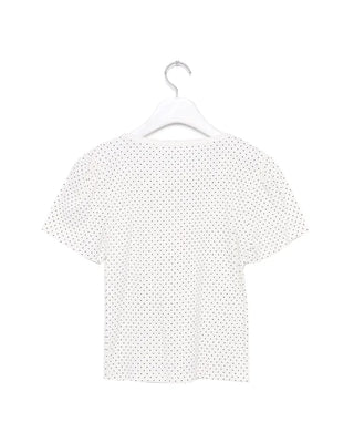 Polka Dot Tie Short-Sleeve T-Shirt