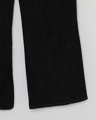 Flared selvedge denim pants