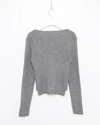 Layered-style cardigan