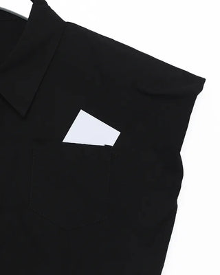 Puff-sleeve shirred shirt