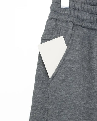 Wide-leg sweatpants with elastic waistband