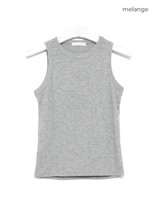 Rayon Blend Ribbed Tank Top