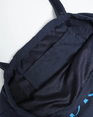 Lettering Drawstring Tote Bag