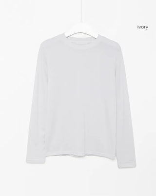 Round Basic Slim Long-Sleeve T-Shirt