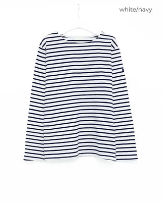 Classic striped T-shirt with label