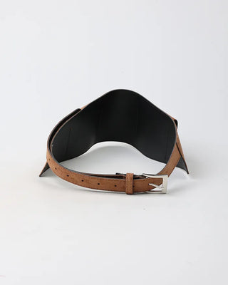 Double pocket belt waist pouch