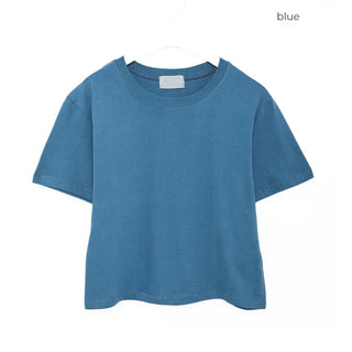 Colorful basic short-sleeved T-shirt