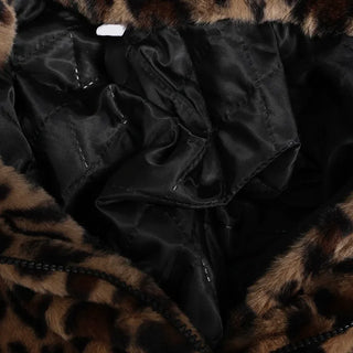 Leopard fur jacket
