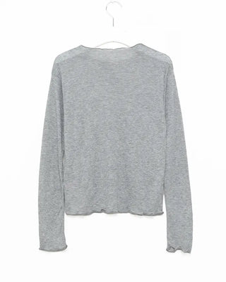 Asymmetrical sheer cardigan