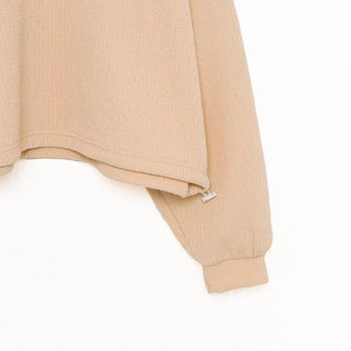 String Cropped Sweatshirt