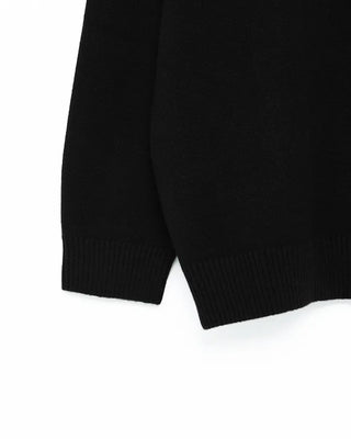 Henley neck wool knit