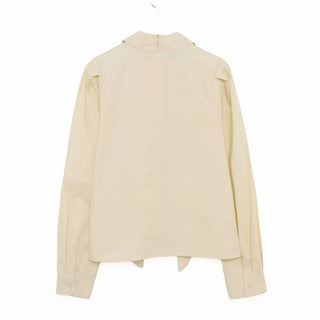 Ribbon tie blouse