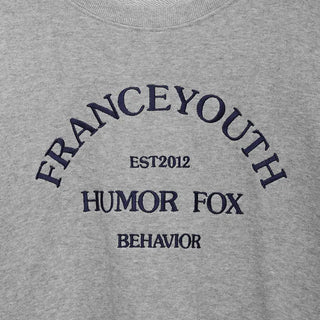Lettering Cropped Sweatshirt