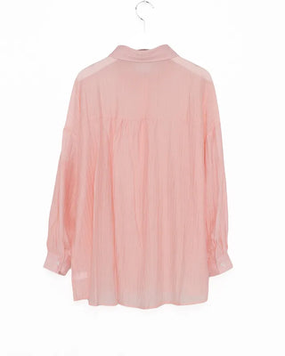 Roll-up collar shirt