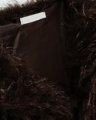 Fur short jacket