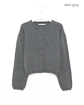 Loose Round Cardigan