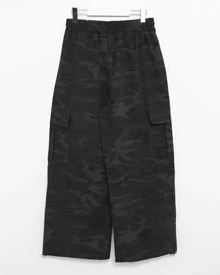 (Unisex) Knee-tuck Camouflage Cargo Easy Pants