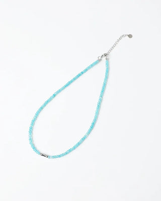 Clover-colored bead necklace