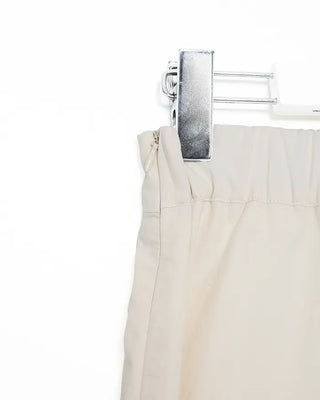 Button-up flared midi skirt