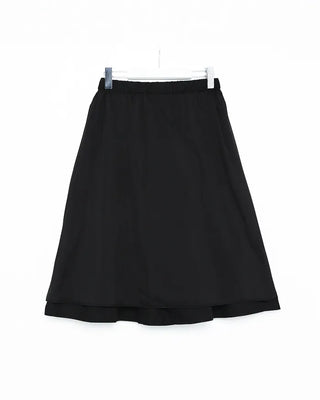 Frilled midi skirt