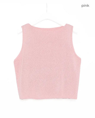 Simple knit vest