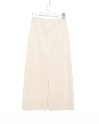 Ribbed long skirt