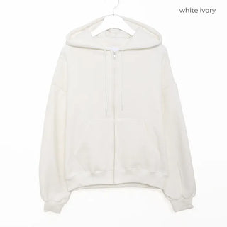 (Unisex) Washable Hooded Zip-Up