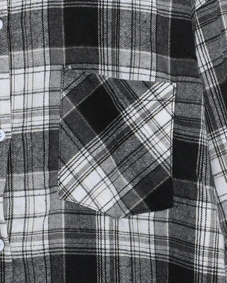 Loose-fit check shirt