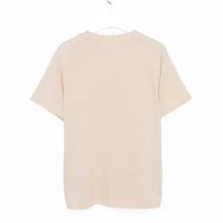Lettering Tencel Half-Sleeve T-Shirt