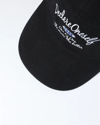 Pigment lettering cap