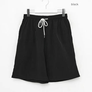 Nylon Banding Half Pants