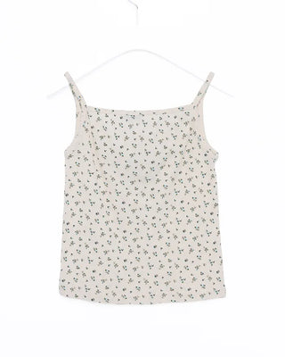 Flower button camisole