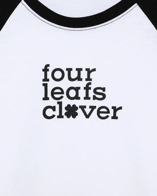 Clover Gravure Cropped Short T-Shirt
