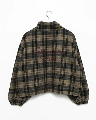 Reversible Stitch Check Jumper