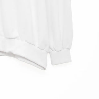 Moon print back point sweatshirt