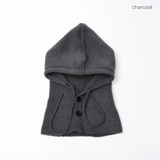 Button-up knit balaclava