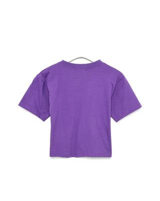 Chicago print cropped short-sleeve t-shirt