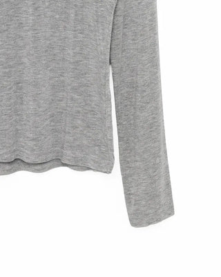 Lettering Cropped Long-Sleeve T-Shirt