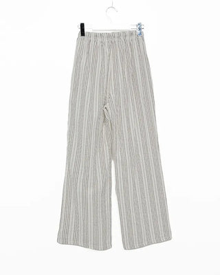 Striped Loose Fit Elastic Waist Pants