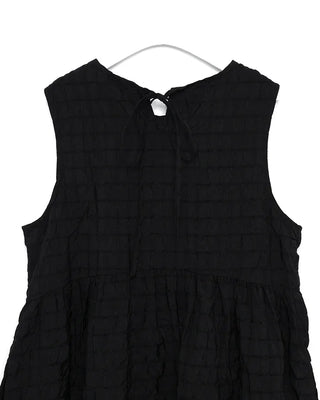 Embossed long dress
