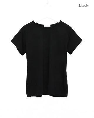 Simple round neck short-sleeved T-shirt