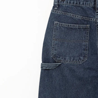 Carpenter wide denim pants