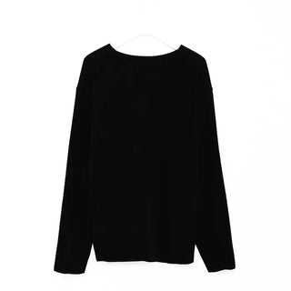 Brick V-neck knit