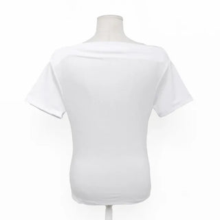 Shirred Off-Shoulder T-Shirt